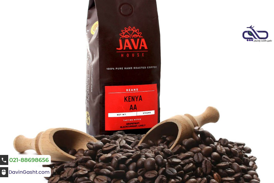 دانه های قهوه کنیا