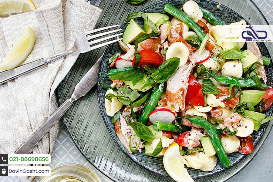 سالاد ماهی دودی در سیشل